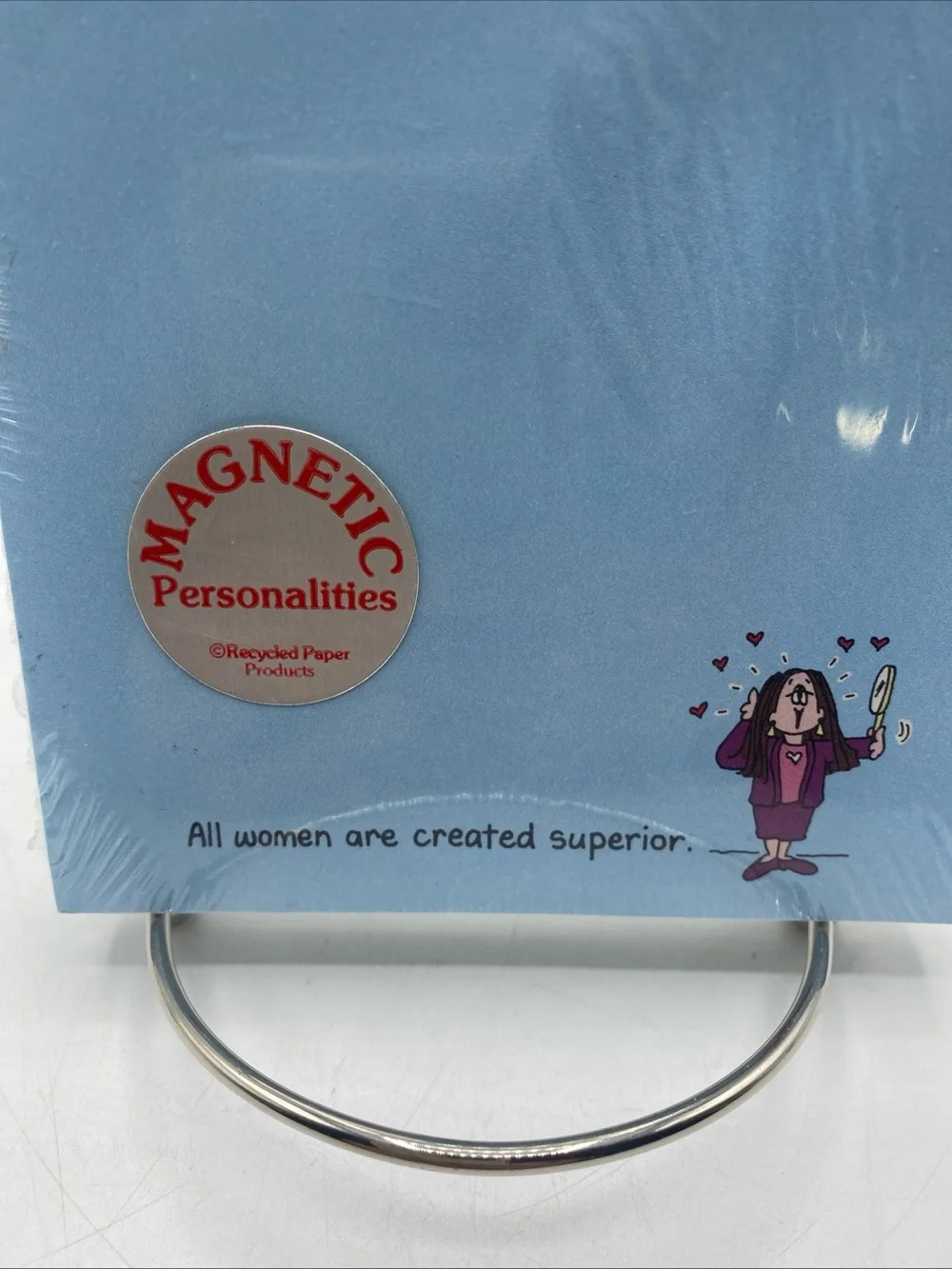 Vintage Note Pad Comic Cathy Comic Memo pads All Men Are Created Equal Women Sup